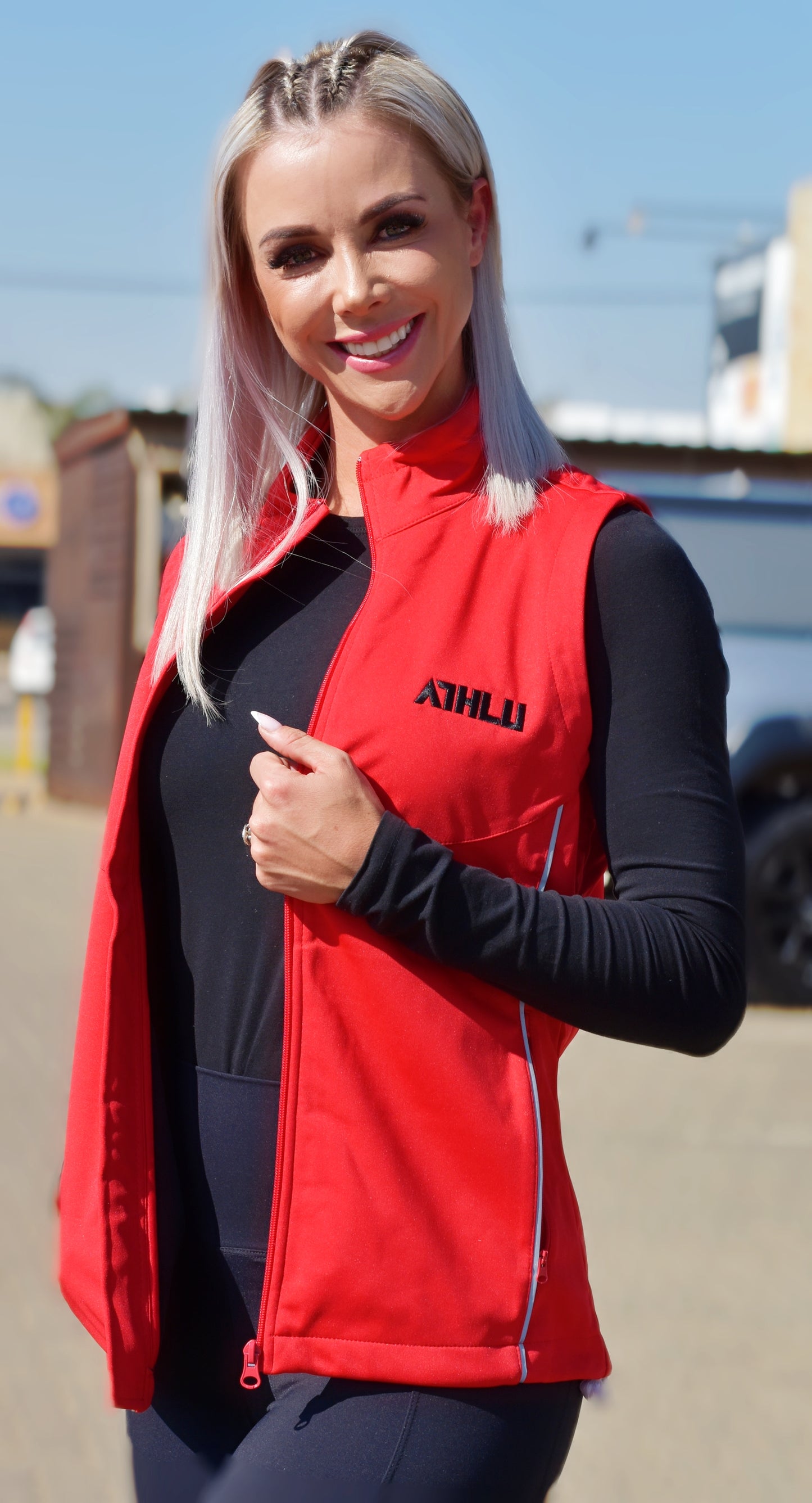 ATHLU Ladies Softshell Bodywarmer