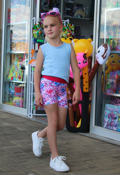 ATHLU Girls Short Tights - #Print