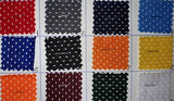 Netball Bibs - Set of 7 - With lettering - Fabric Mini Matt/Mesh