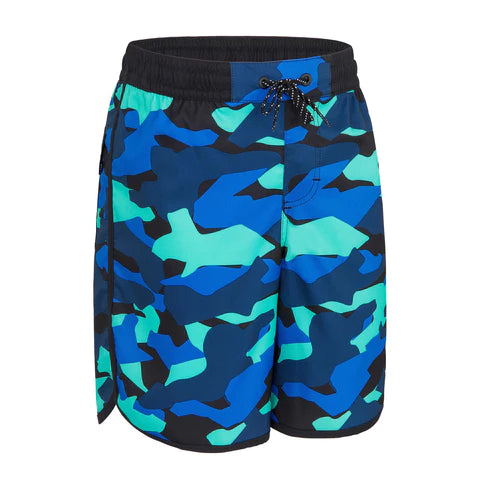 Boys Boardshorts Geometric Camo