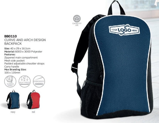 Curve and Arch Design Backpack