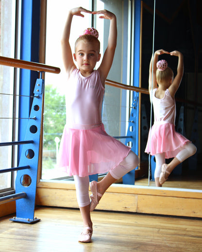 ATHLU Girls Leotard - Sleeveless - Pink