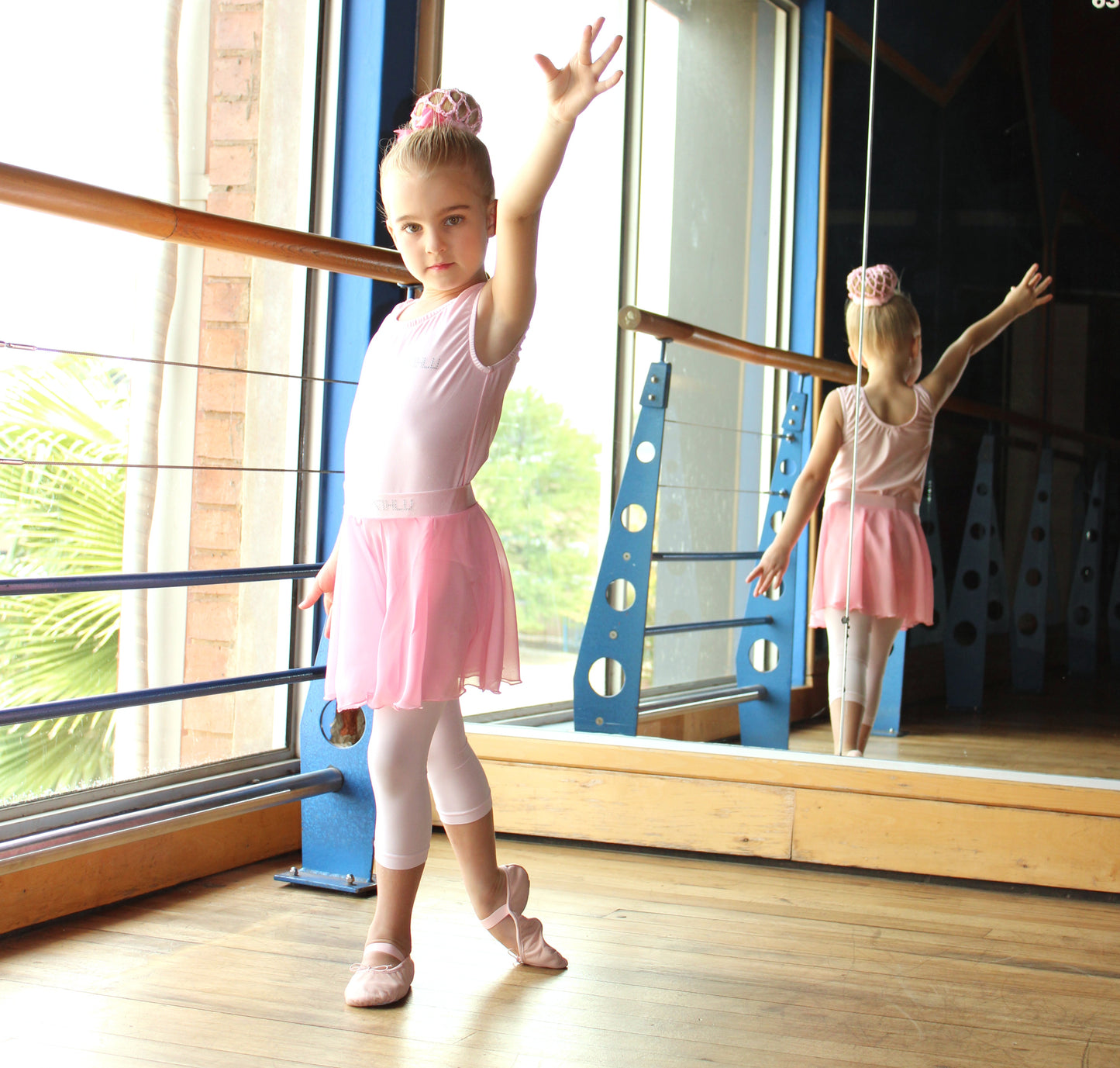 ATHLU Girls Leotard - Sleeveless - Pink