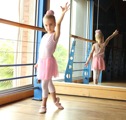 ATHLU Girls Leotard - Sleeveless - Pink