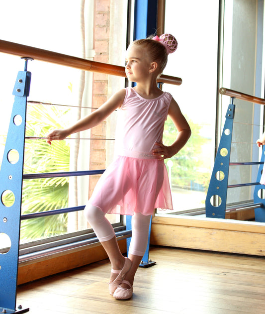 ATHLU Girls Leotard - Sleeveless - Pink