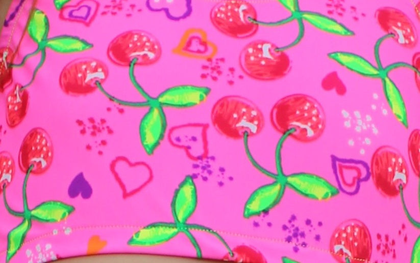 ATHLU Girls Crop Top - Cherries