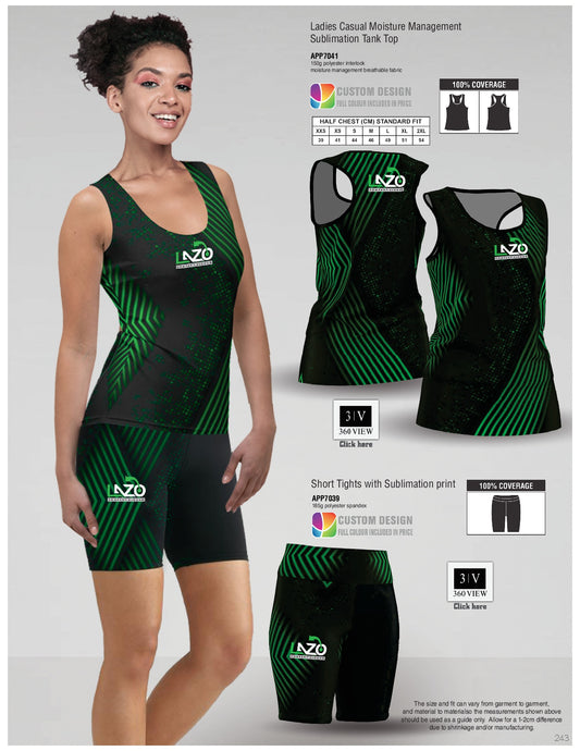 Running Tights - Short (Matches Running Vest)