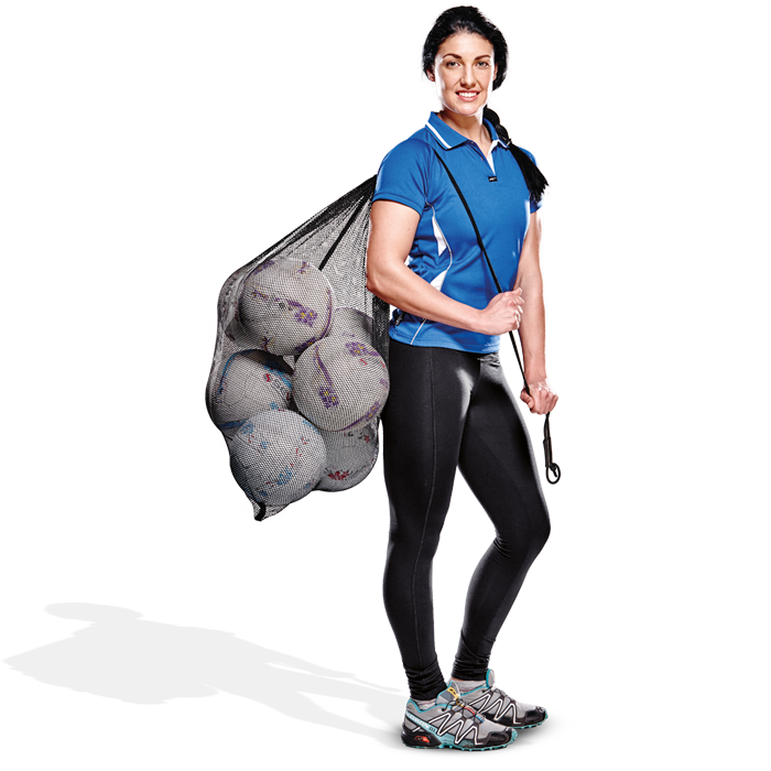 Ball Carry Mesh Bag - Holds 6 Balls