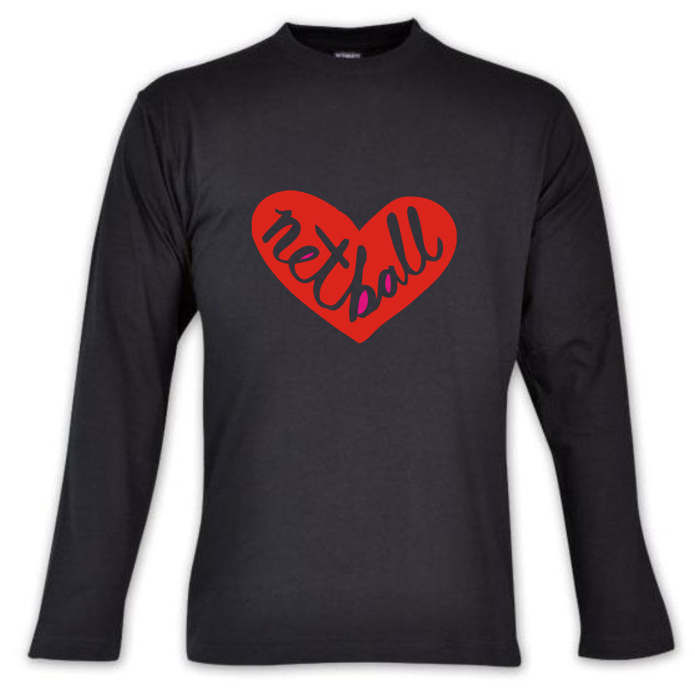 Netball T-Shirt - Kids - Long Sleeve