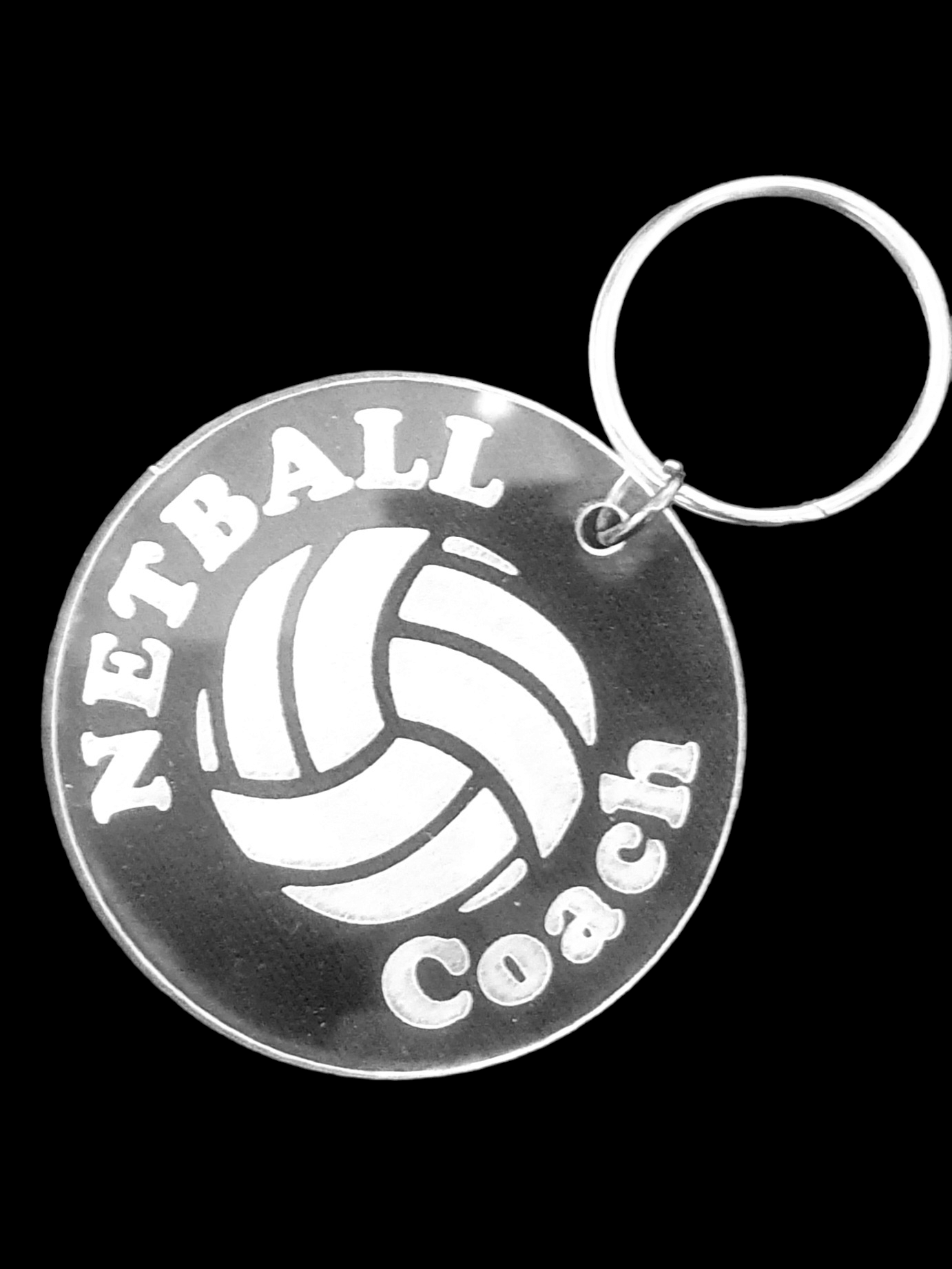 Netball Coach / Netbal Afrigter Keyrings