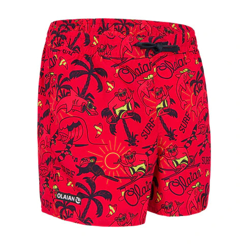 Boys Boardshorts Red Surf