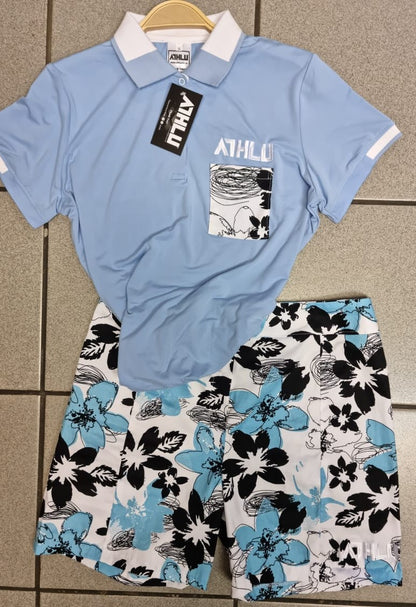 ATHLU Ladies Golf Short - Flower