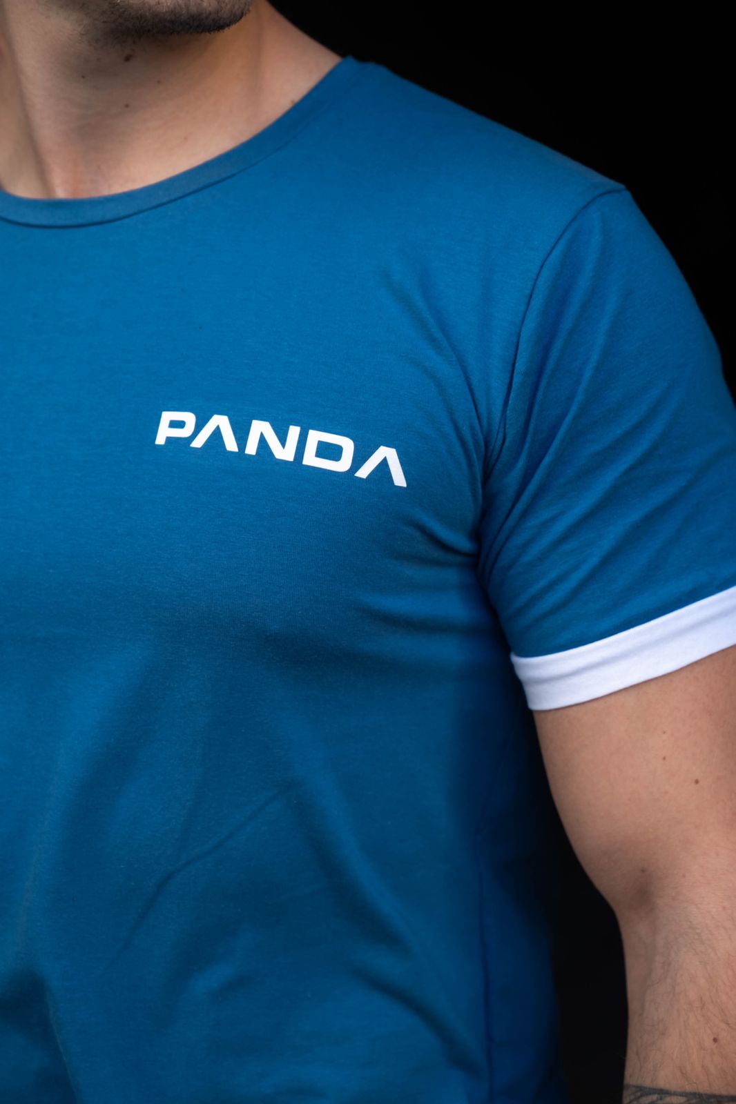 PANDA Panel Tee - Airforce Blue