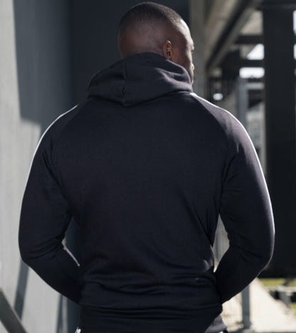 PANDA Logo Black Hoodie - Zip Up