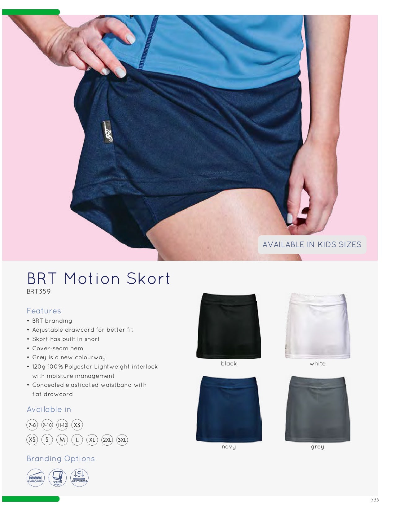 BRT Motion Skort